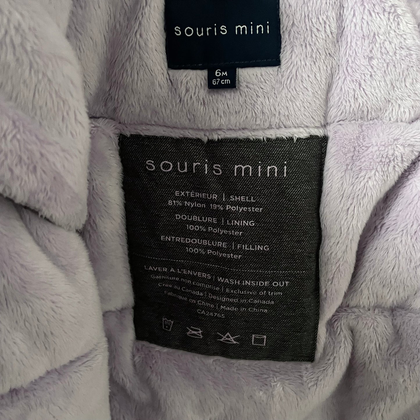 Souris Mini / Carseat or stroller cover set / 6M