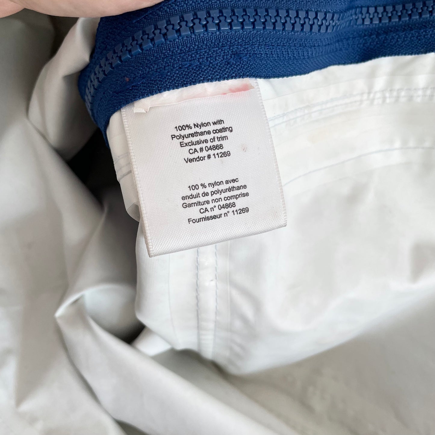 Mec / Blue rain jacket / 10Y