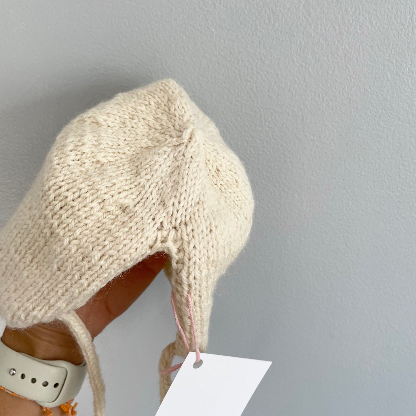 tetote / Wool round bonnet / 3-6M