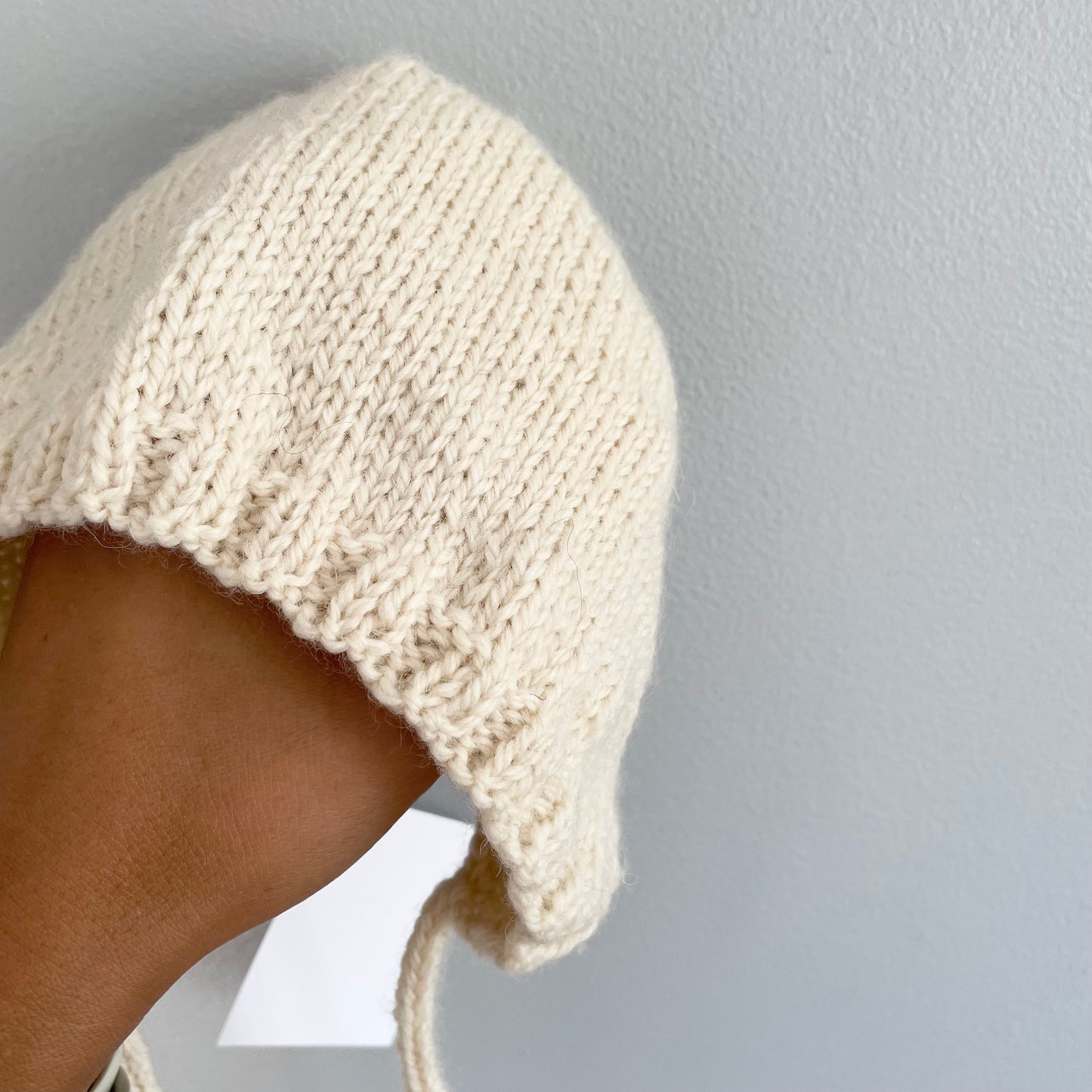 tetote / Wool round bonnet / 3-6M