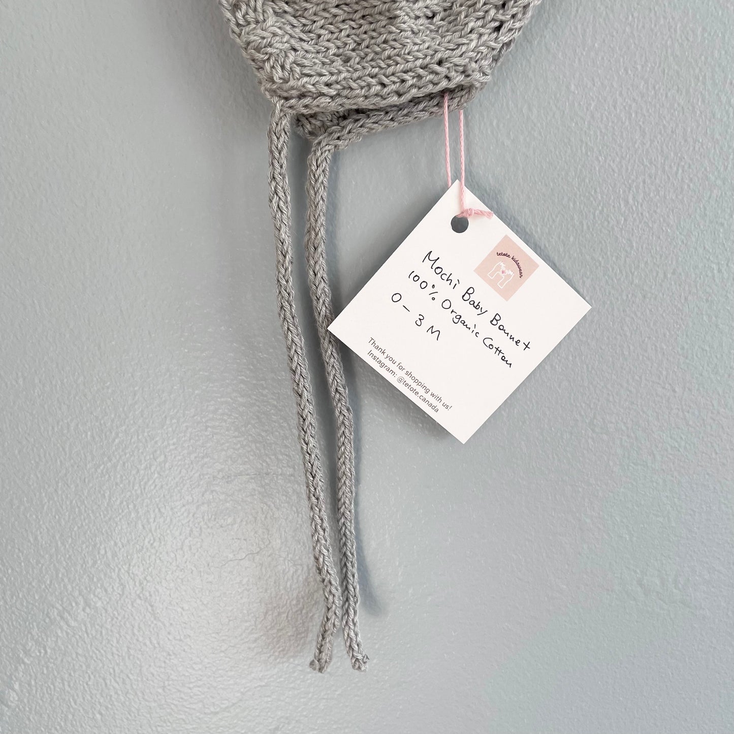 tetote / Organic cotton bonnet / 0-3M