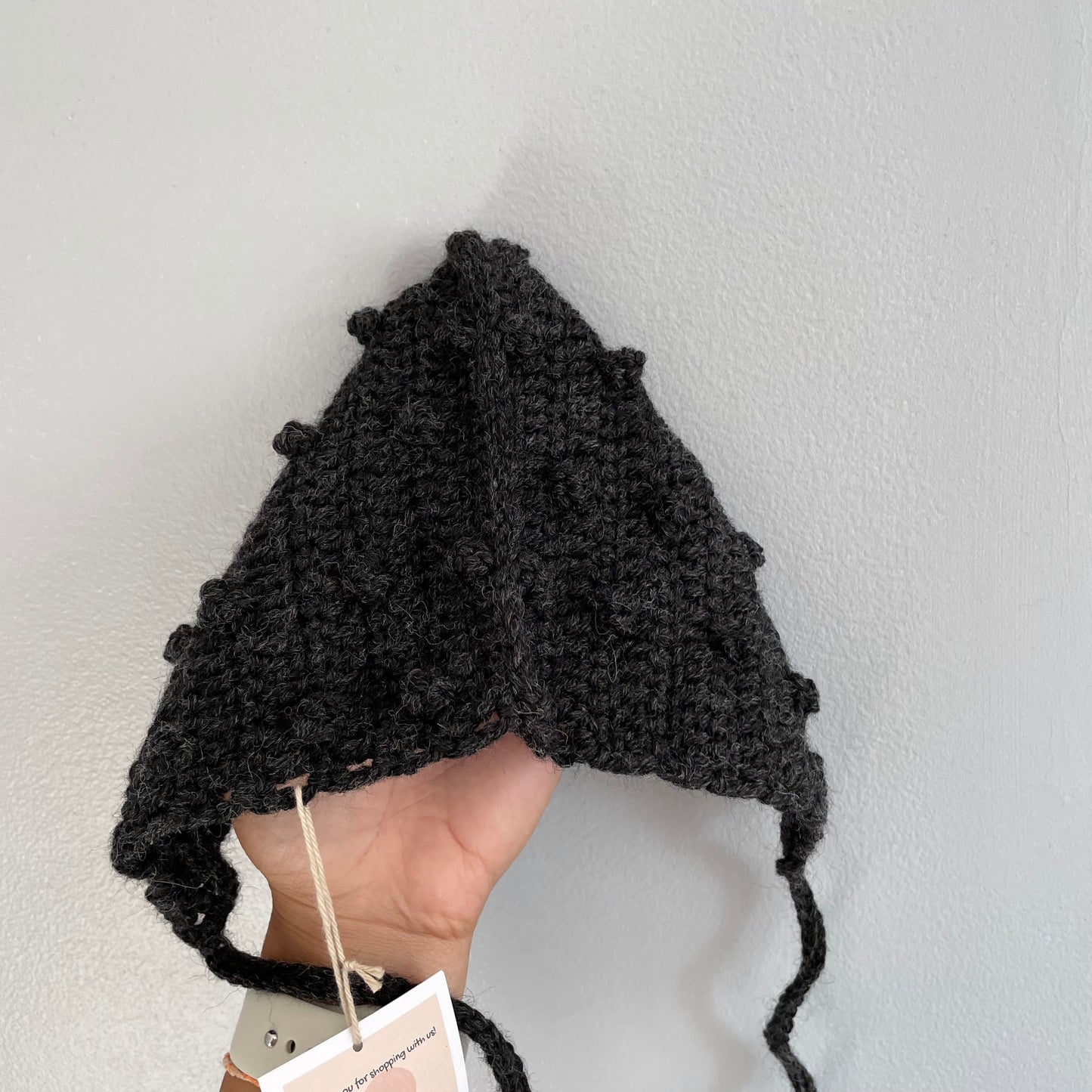 tetote / Polka dots pixie hat / 3-6M