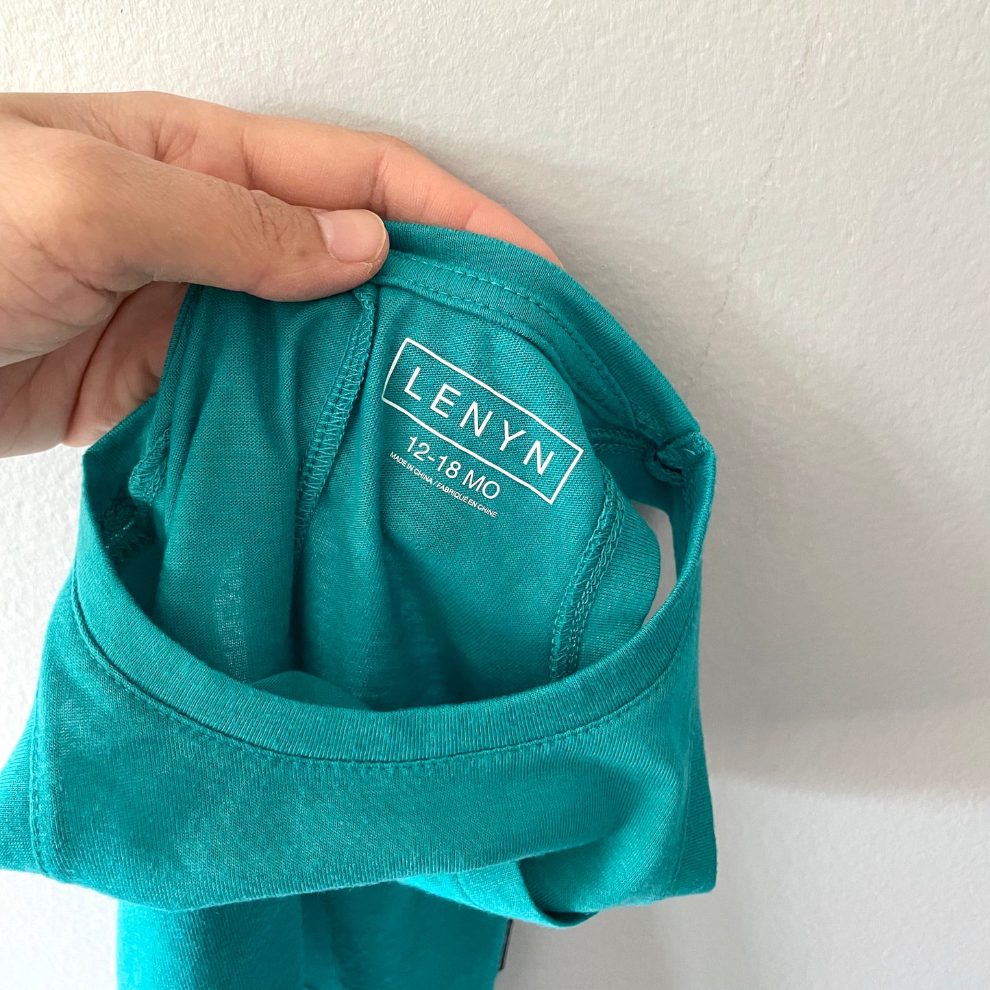 Lenyn / Turquoise blue tank / 12-18M