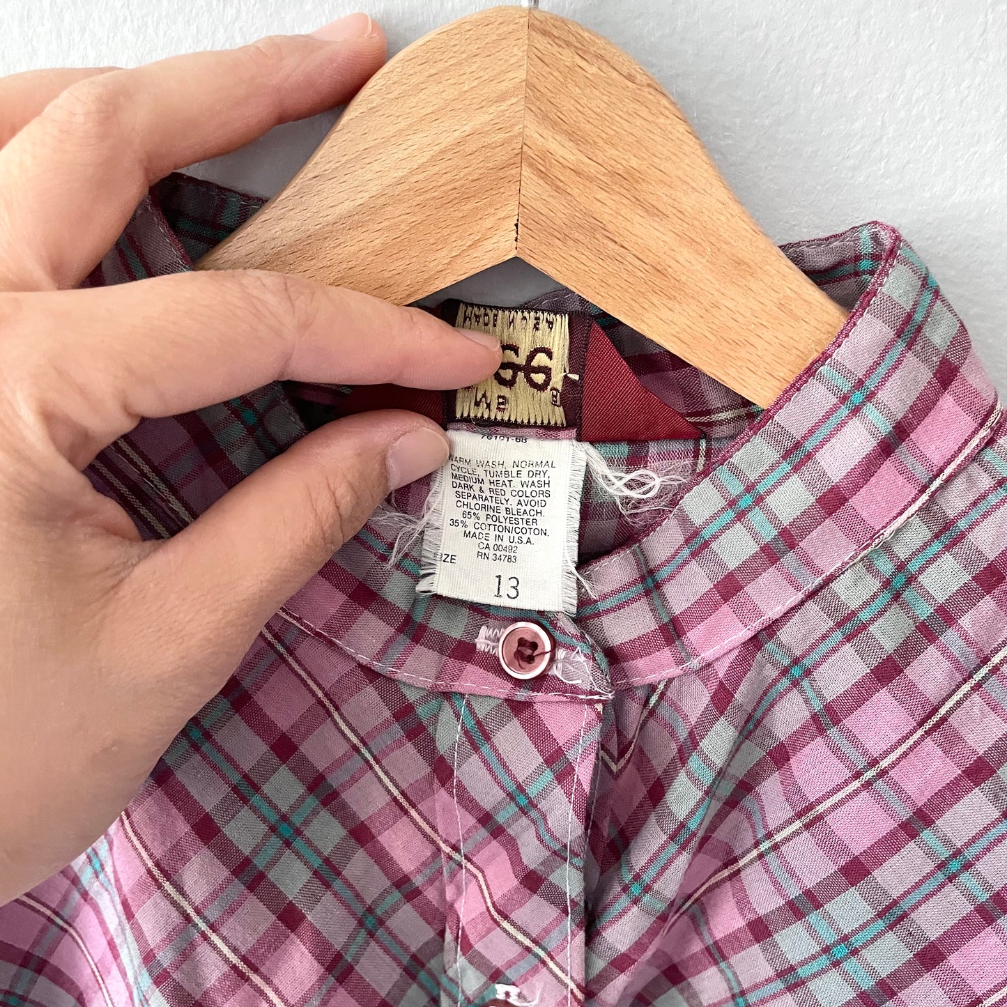 Lee / Vintage shirt / 13Y