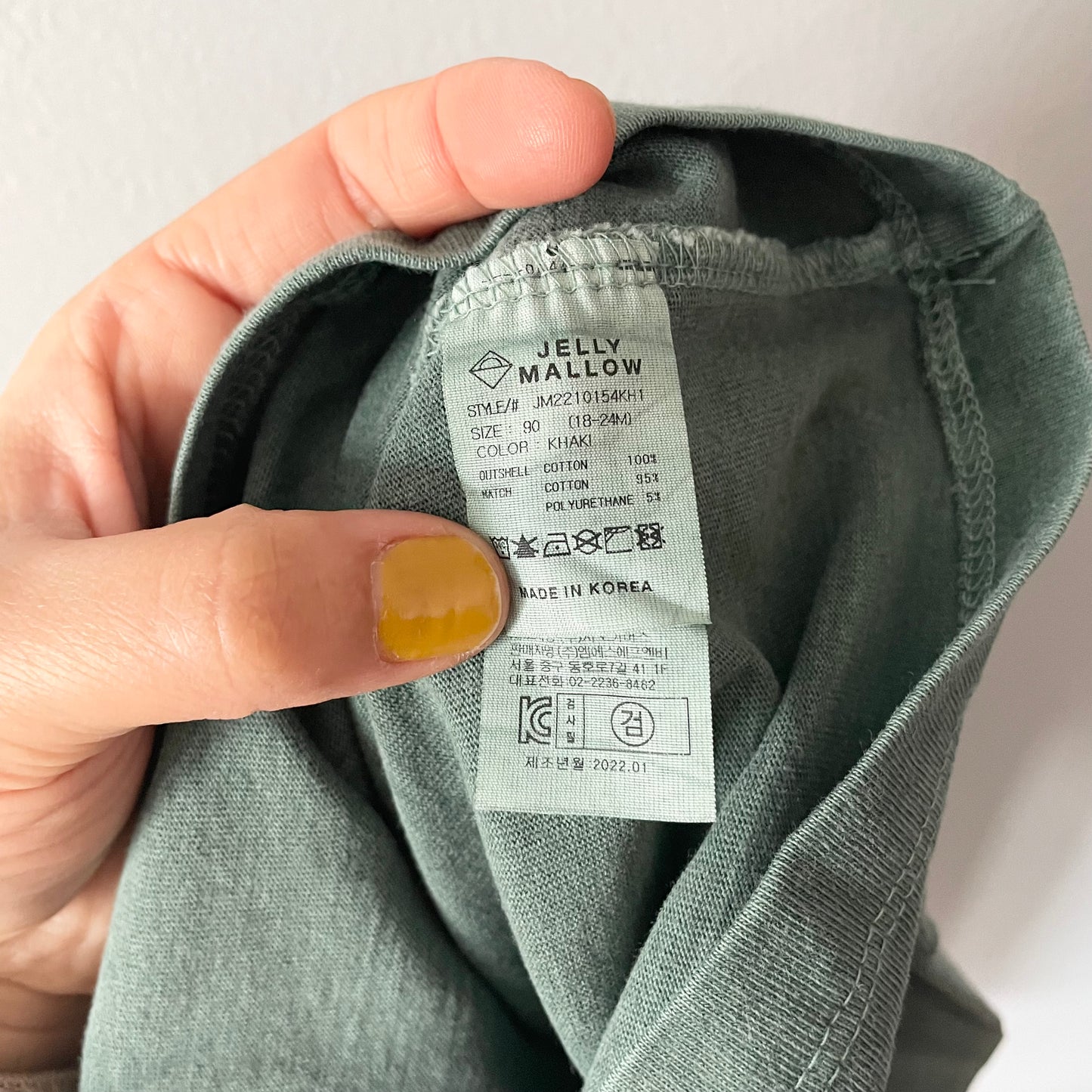 Jellymallow / Green T-shirt / 18-24M