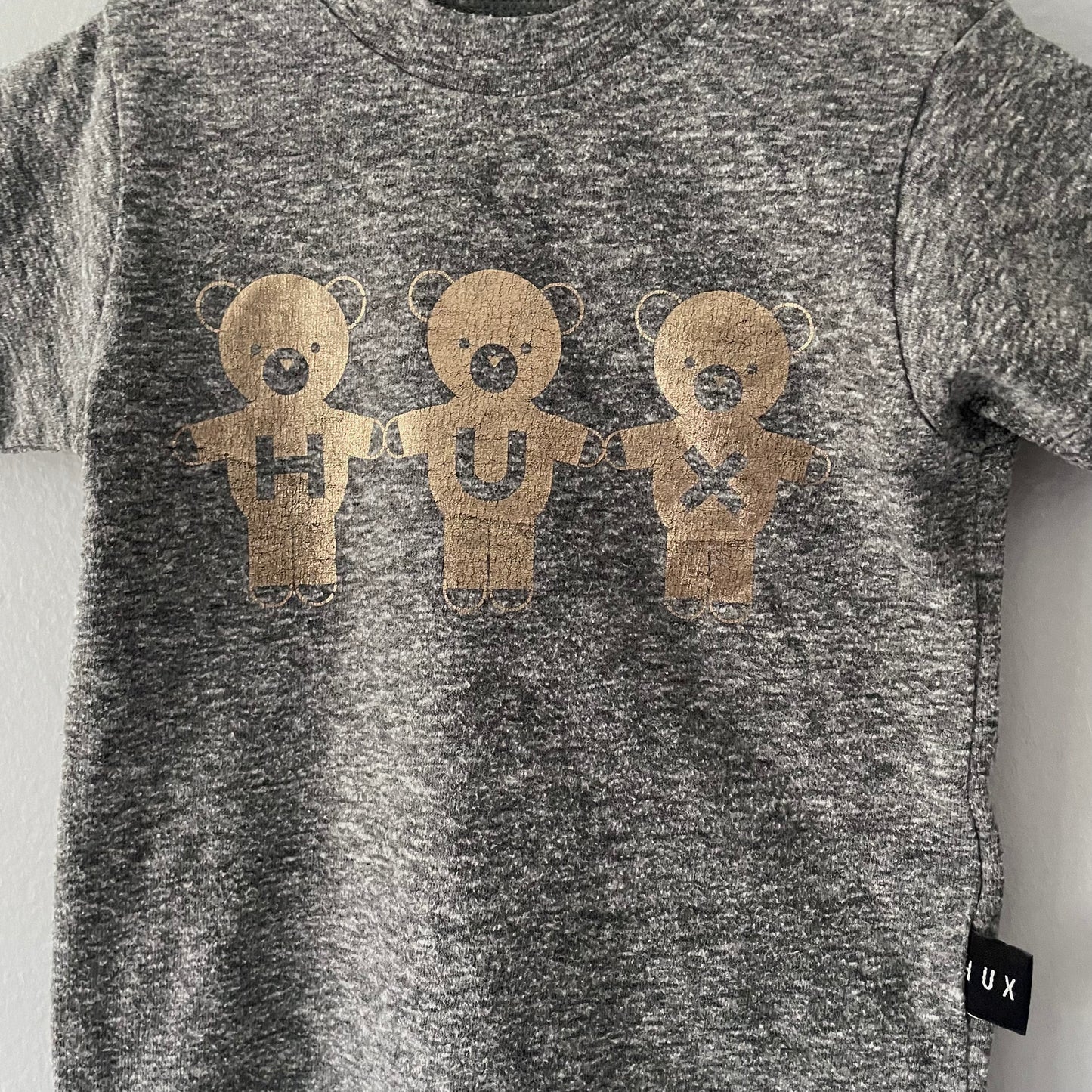 Huxbaby / Dark grey T-shirt / 6-12M