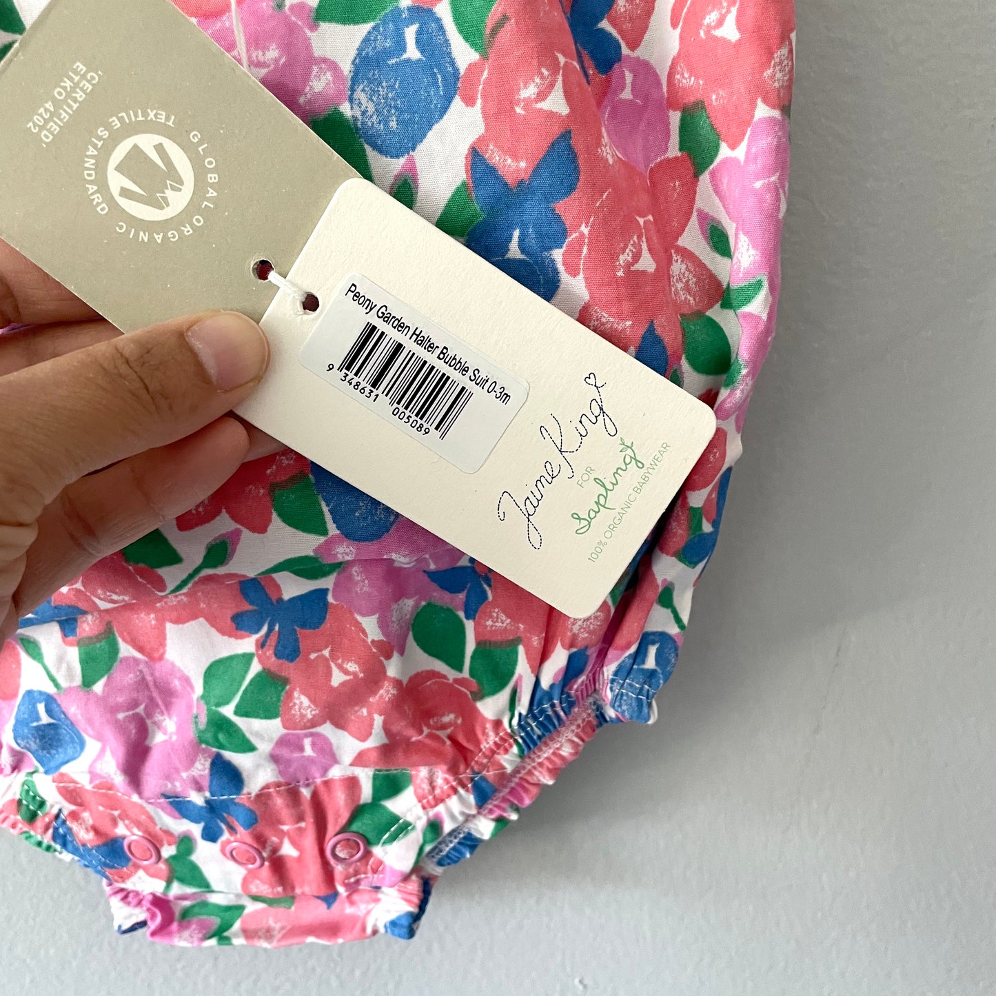 Sapling / Floral romper / 0-3M