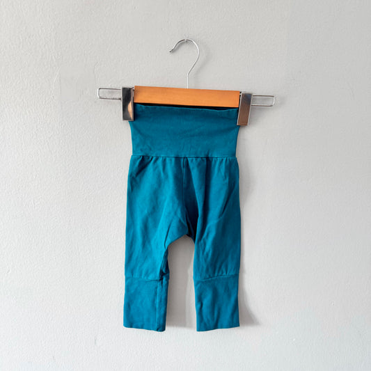 Lotus Baby Co / Grow with me pants - Blue green / 3-9M