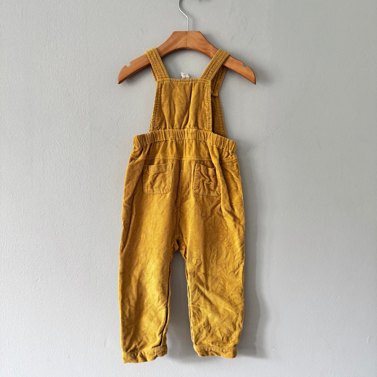 Pehr / Mustard corduroy overalls / 18-24M