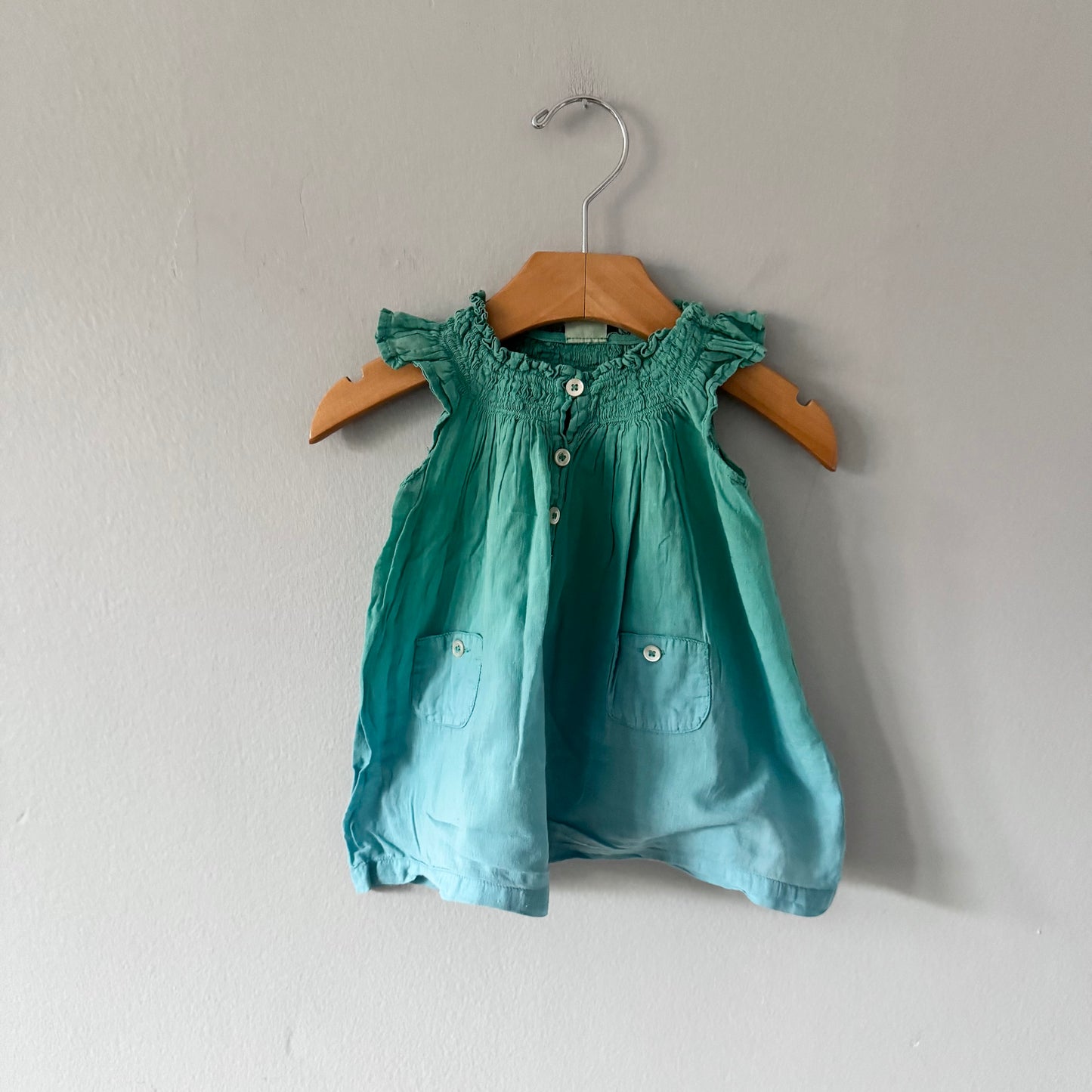 Bonton / Tunique blouse verte / 3A