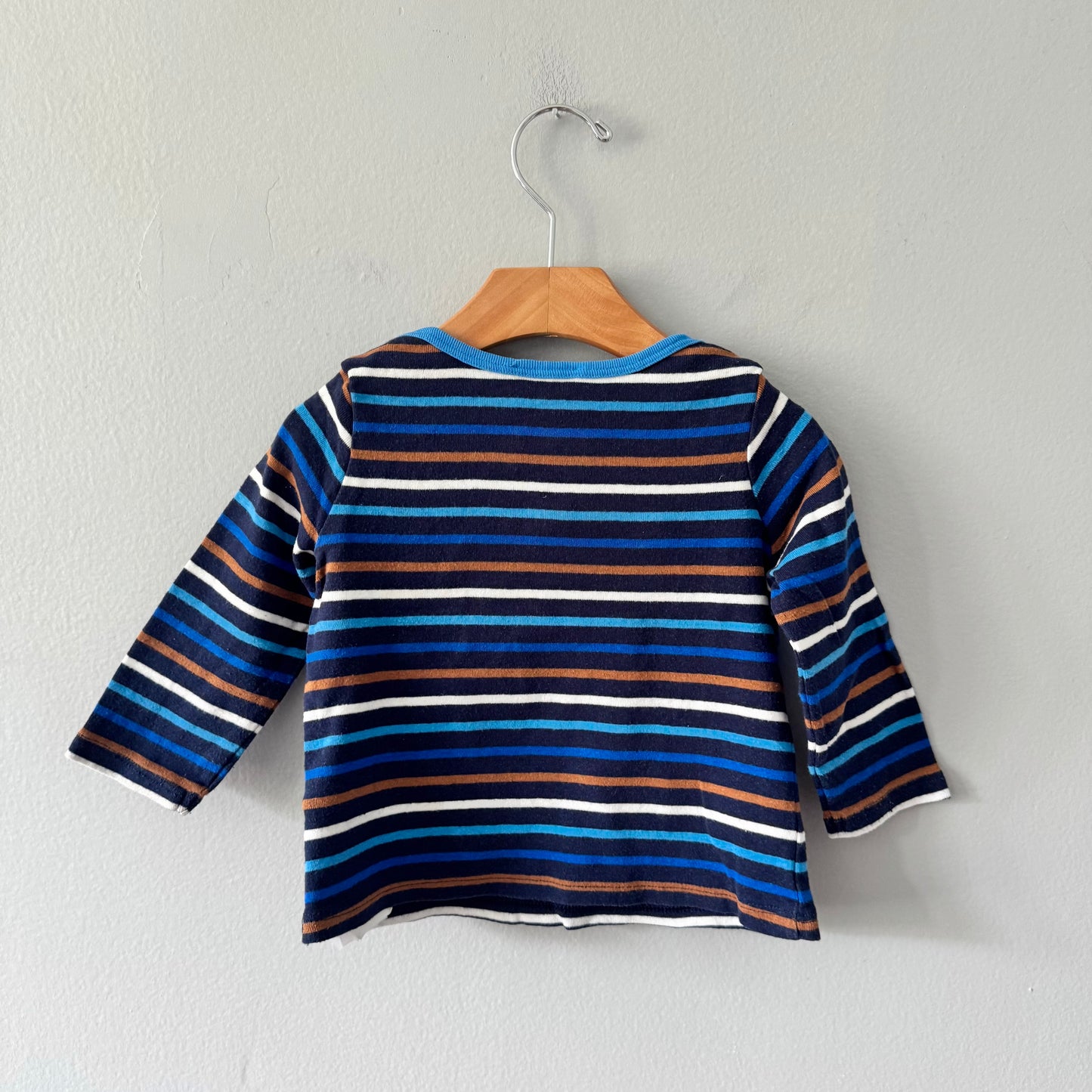 Au pareil au meme / Blue stripe long sleeve / 24M