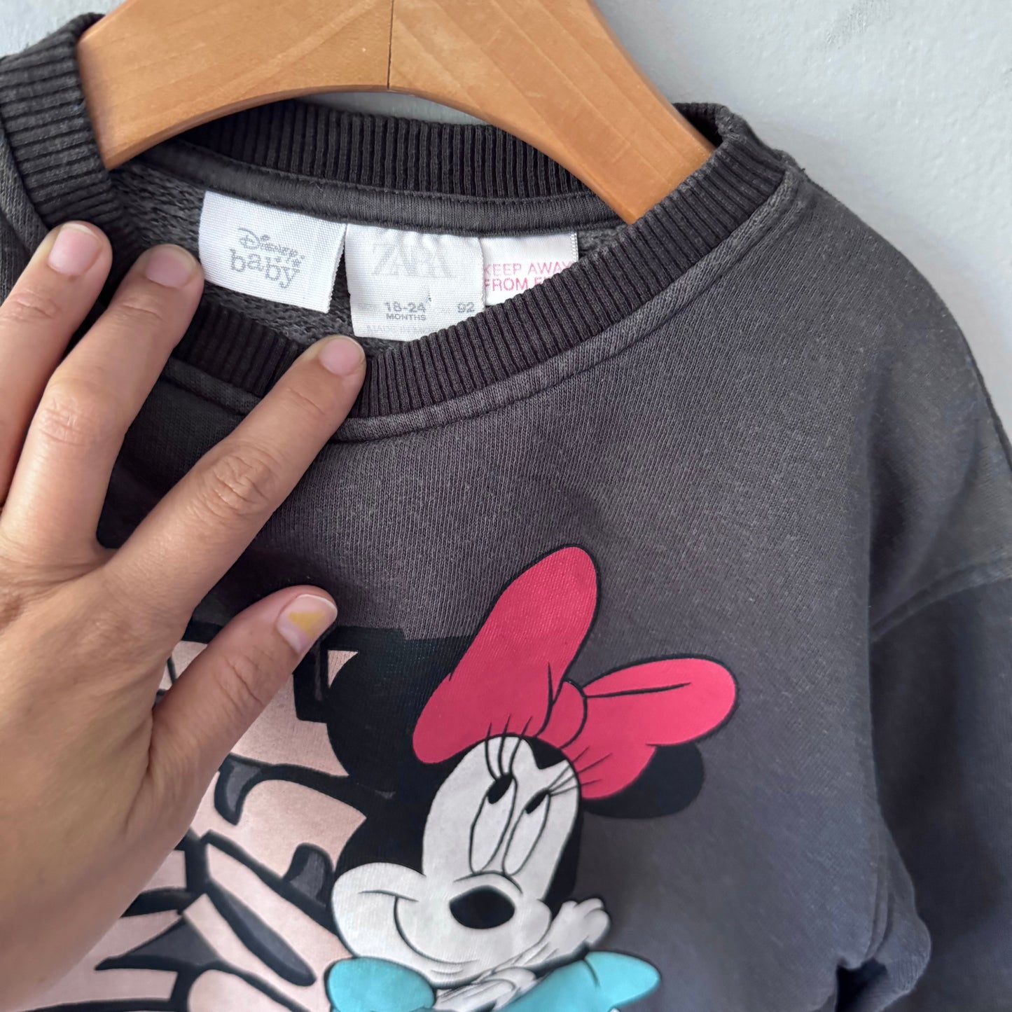 Zara x Disney / Minnie crew dress / 18-24M