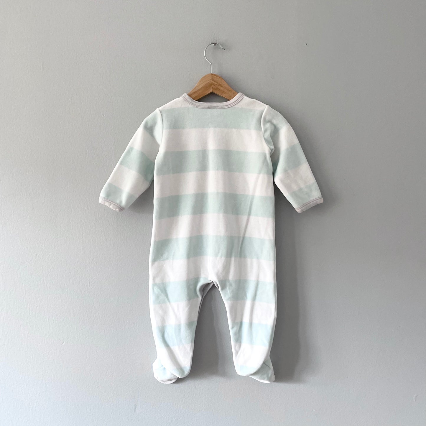 Petit bateau / Velour romper / 12M