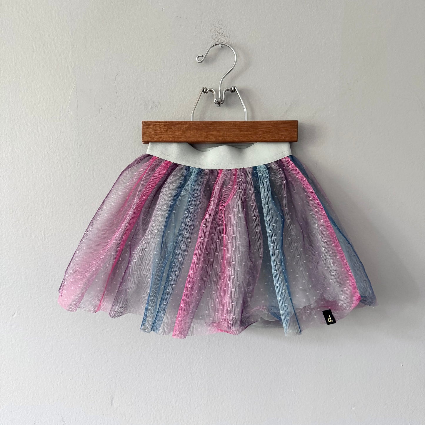 Deux par deux / Pink blue tutu skirt / 3T