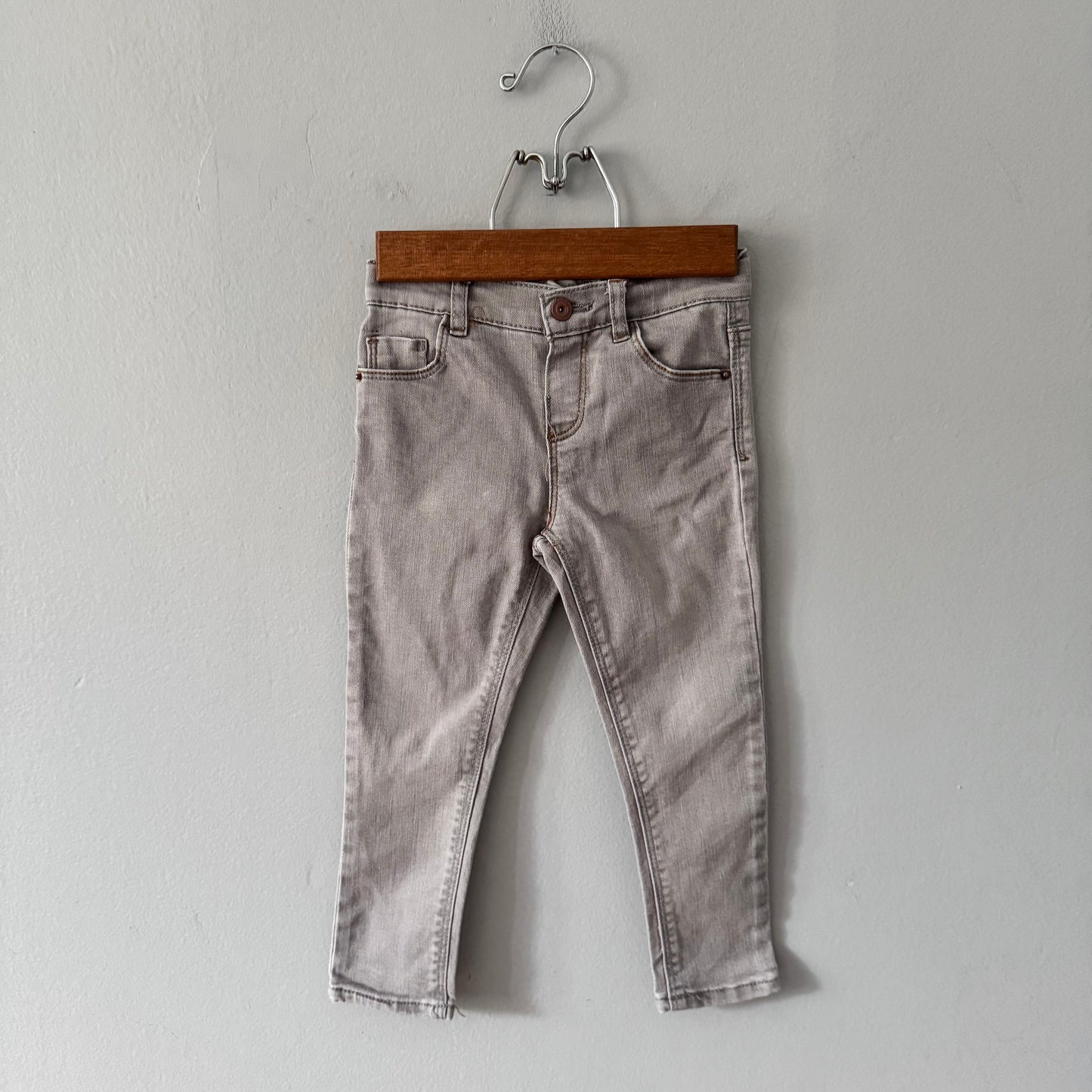 Zara / Grey denim pants / 2-3Y