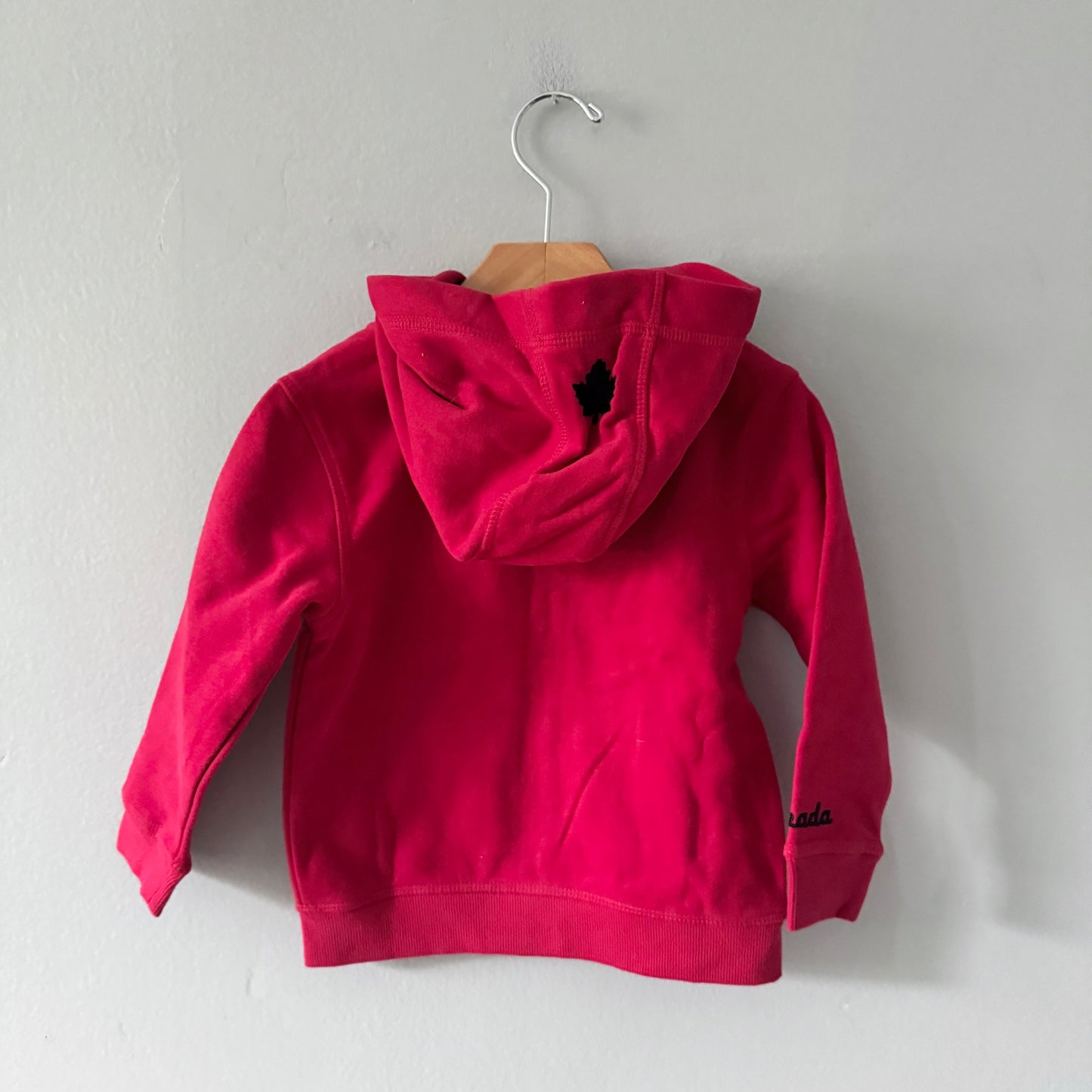 Canadiana / Red zip up hoodie / 3T - New with tag