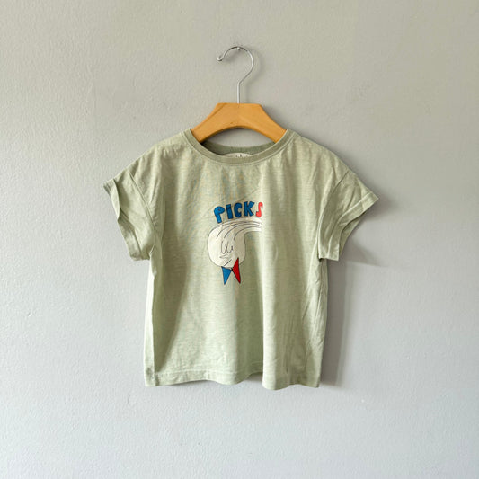 Limite doudou / Smokey green T-shirt / 3-4Y