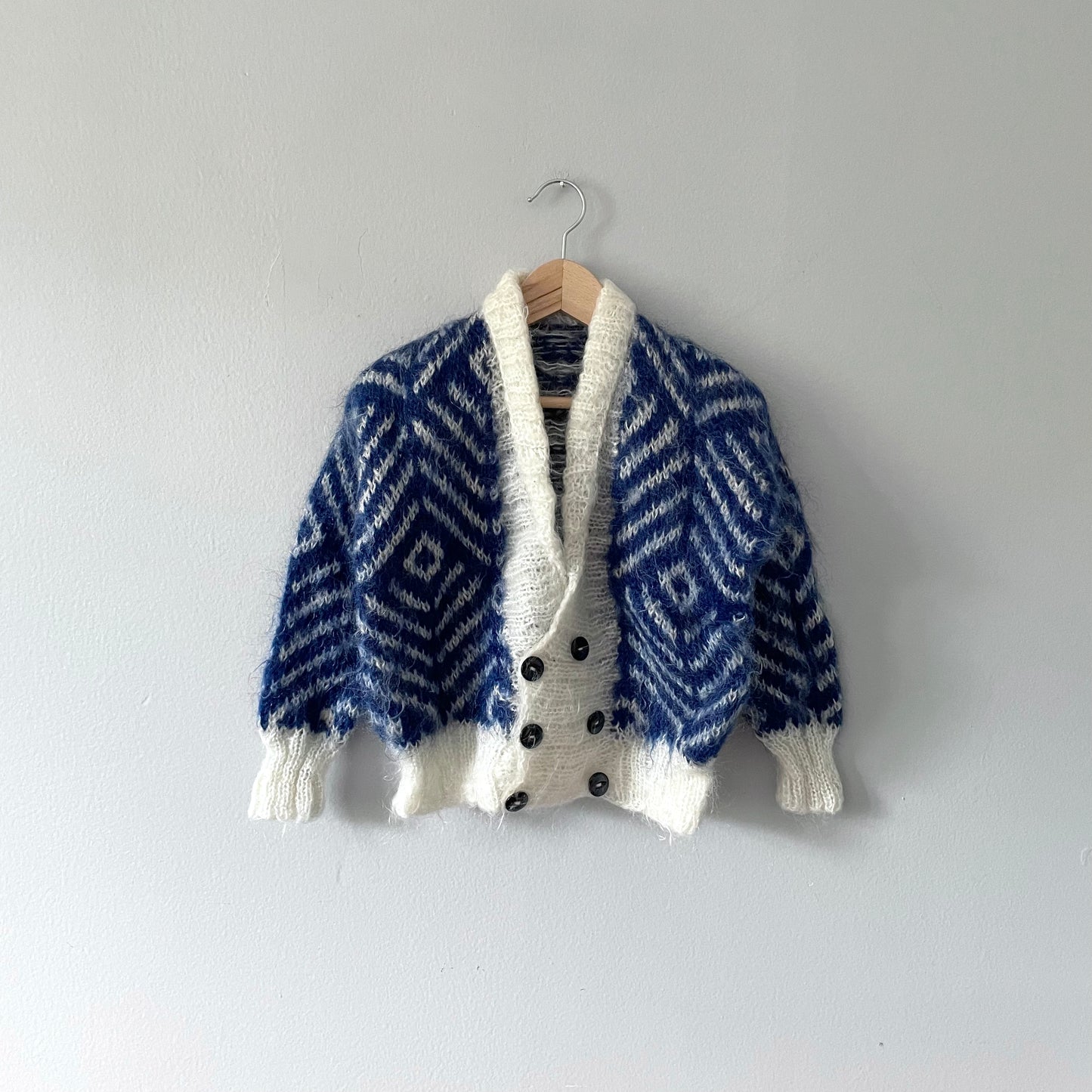 Handmade / Mohair cardigan / 3-4Y