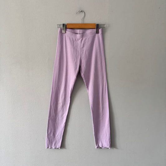 Old Navy / Lavender ribbed leggings / 10-12Y