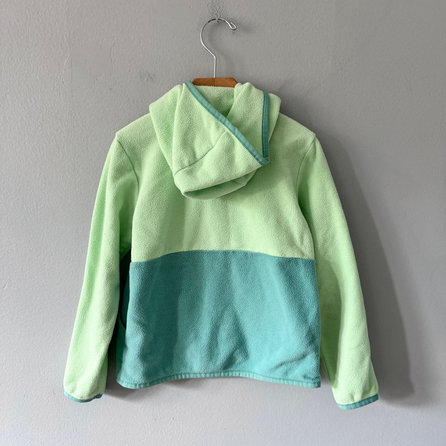 The North Face / Green fleece zip up / 5Y