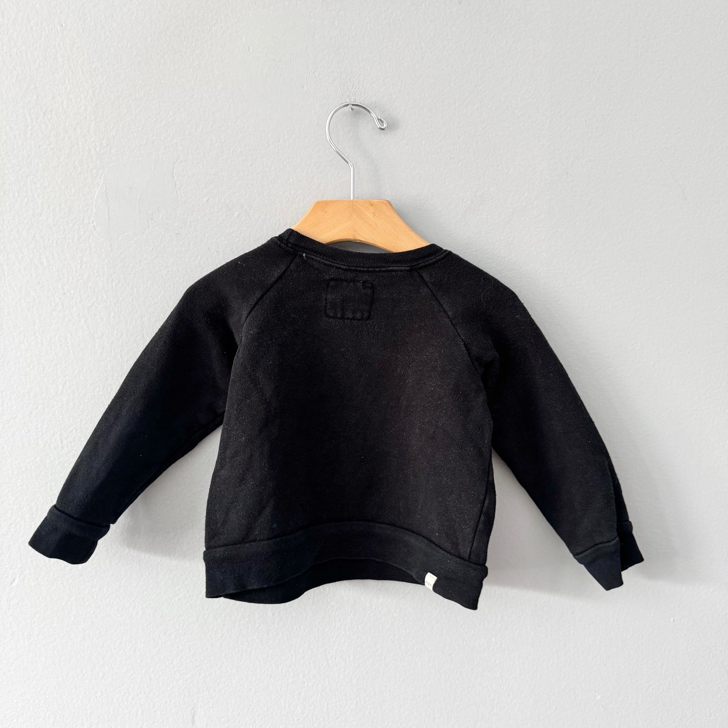 Mini mioche / Sweat Living the dream noir / 12-18M