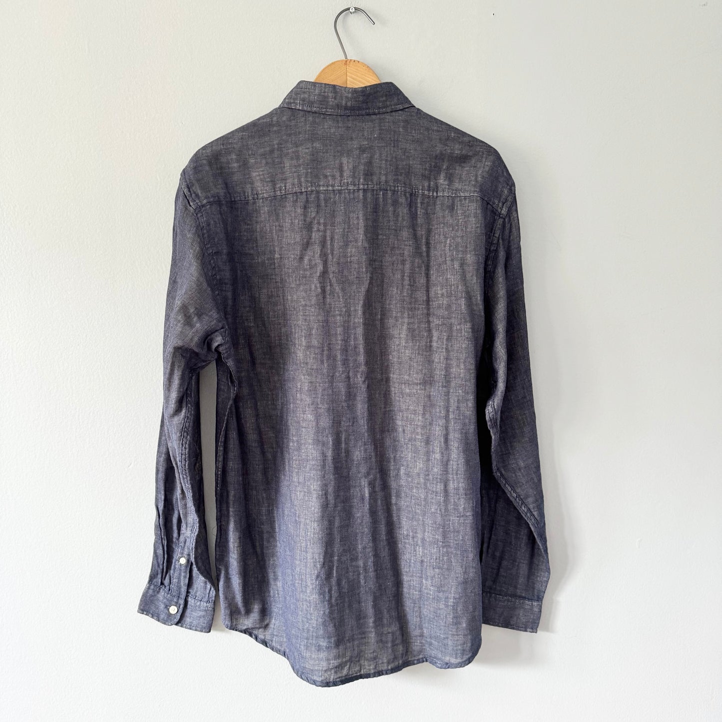 Frank & Oak / Chemise en gaze bleu marine / Hommes L - Neuve avec étiquette