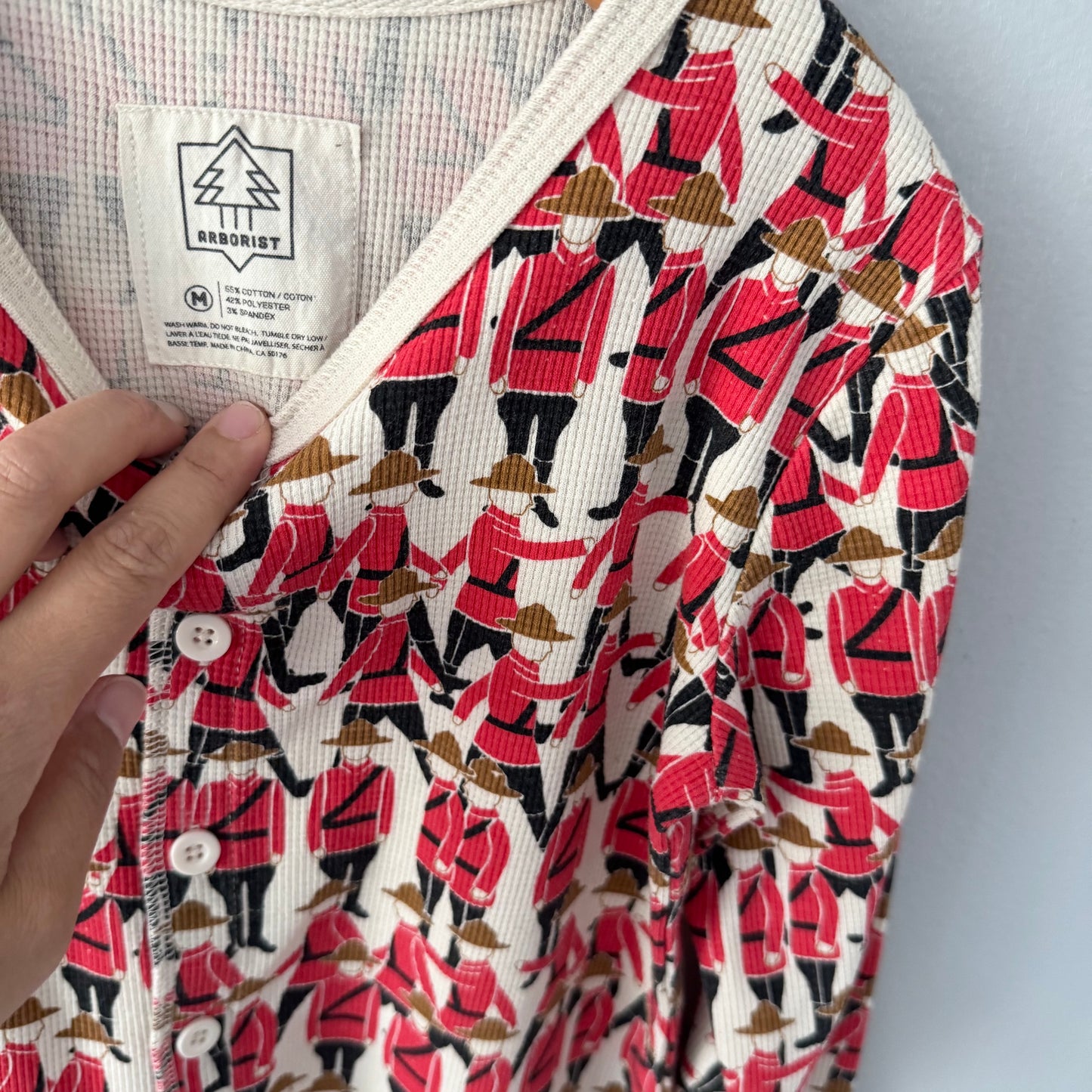 Arborist / Red x brown romper / Youth M(9Y)
