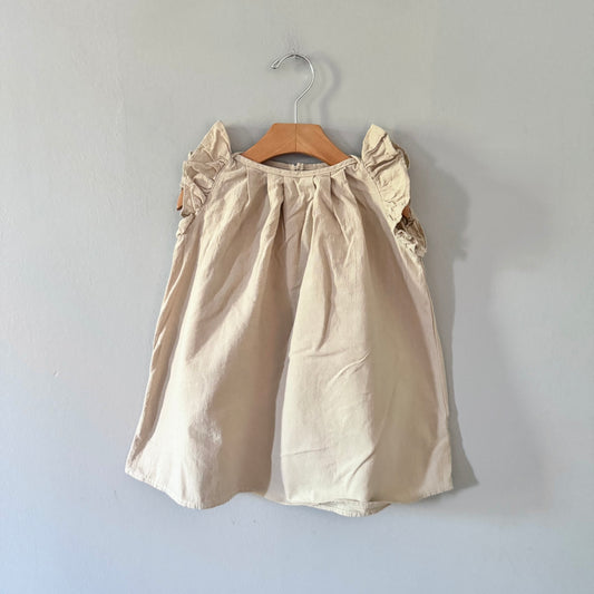 No brand / Beige tank dress / 2-4Y