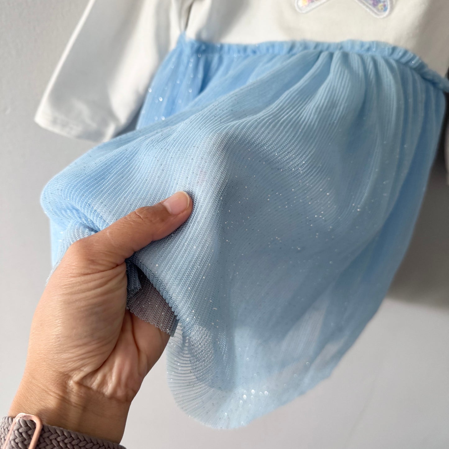 Bluey / White x blue tutu dress / 3T