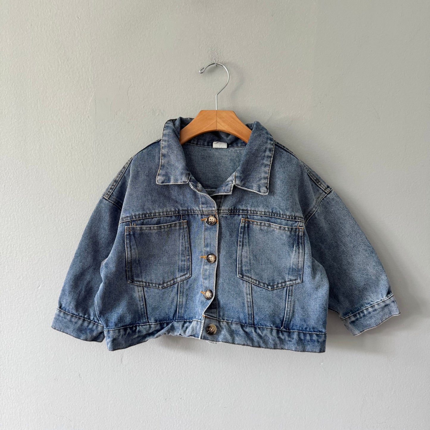 Ambb kids / Oversized denim jacket / 90(Fits 2.5-3Y)