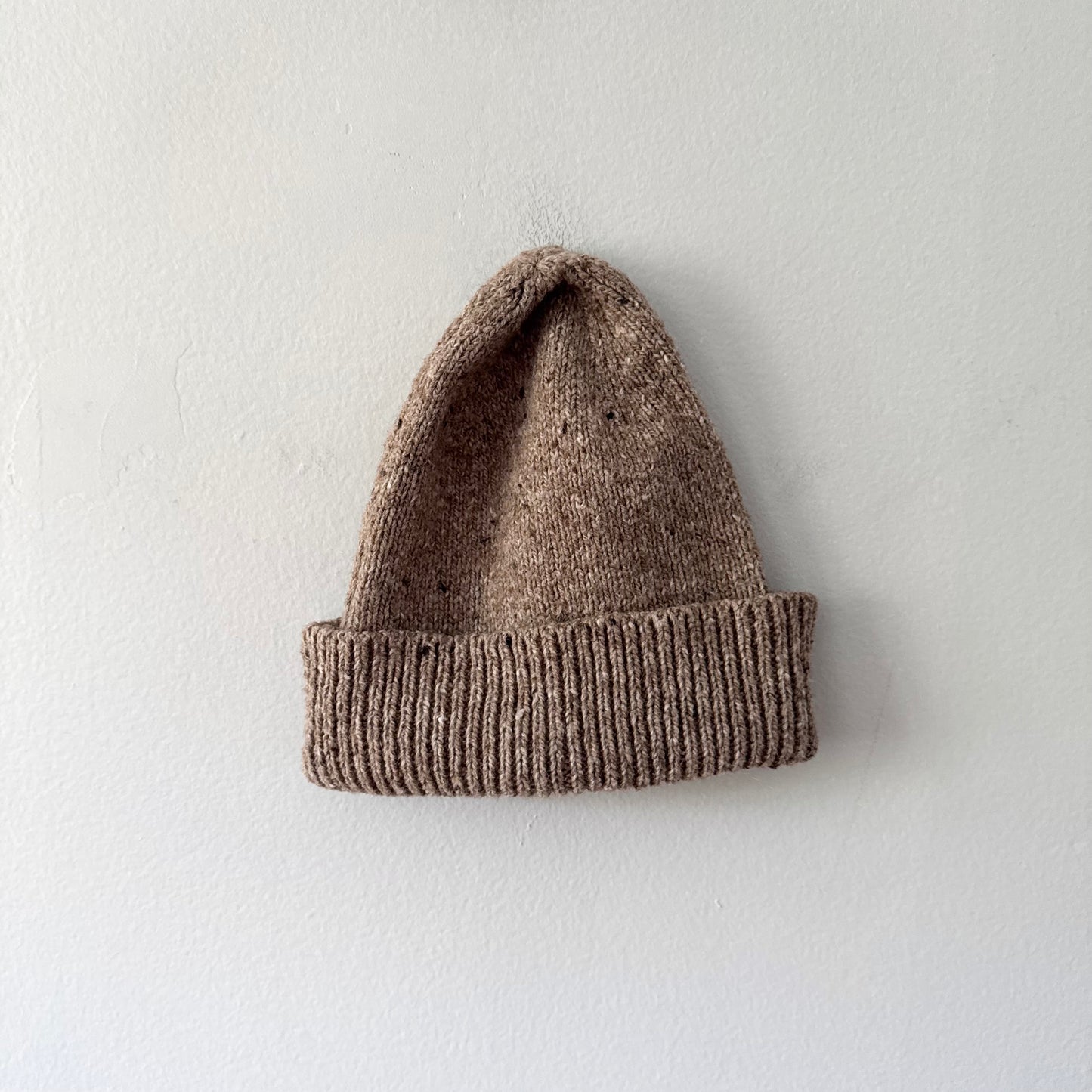 H&M / Brown ribbed beanie / 56-62cm(Women S-M)