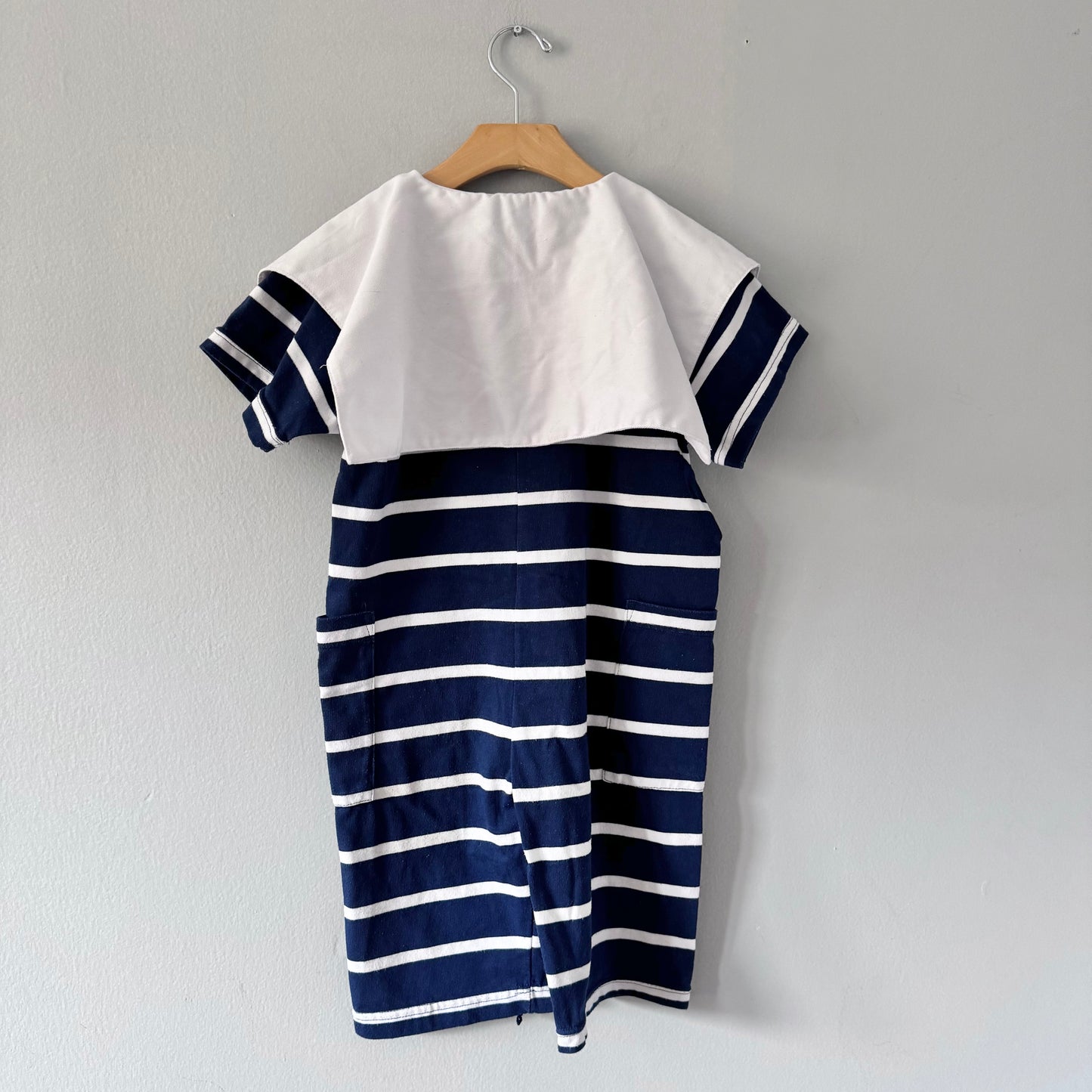 Barboteuse rayée vintage / 6 ans