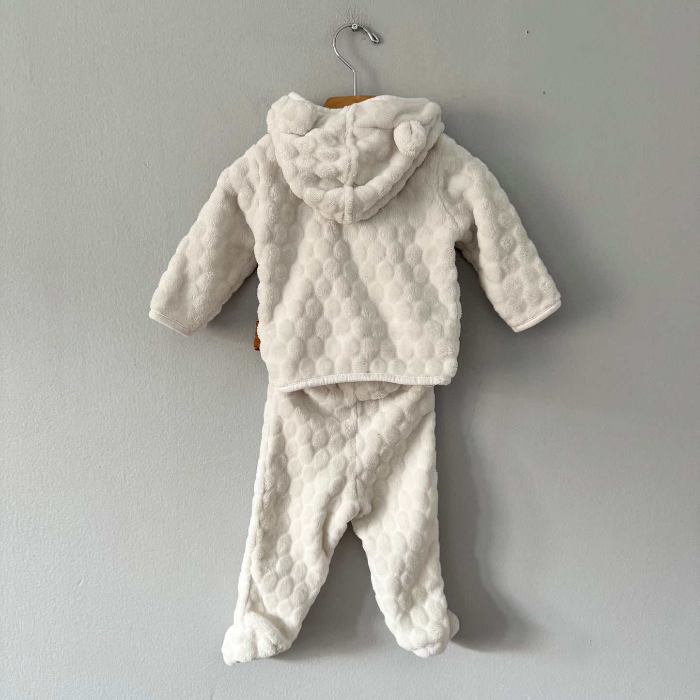 Disney / White fleece set up - Minnie / 6M