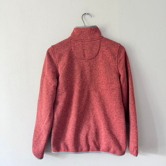 LL Bean / Orange fleece top / Mens S