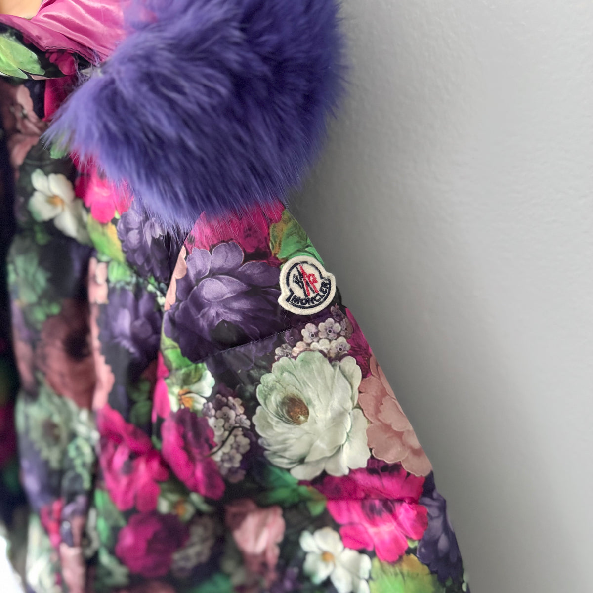 Moncler / Floral puffer jacket / 3T