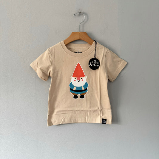 Whistle & Flute / Kawaii Garden Gnome T-Shirt / 1-2Y