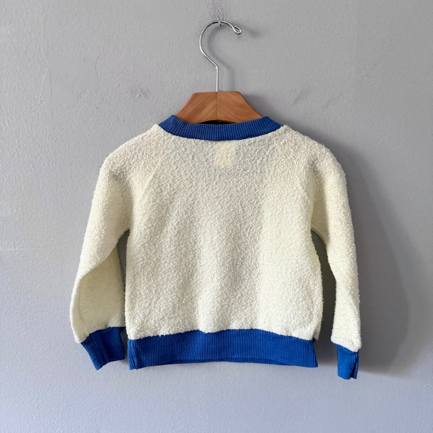 Vintage Buster Brown / White blue crew top / 3T