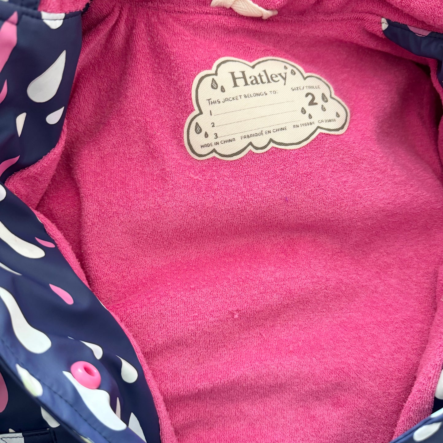 Hatley / Imperméable rose marine / 2A