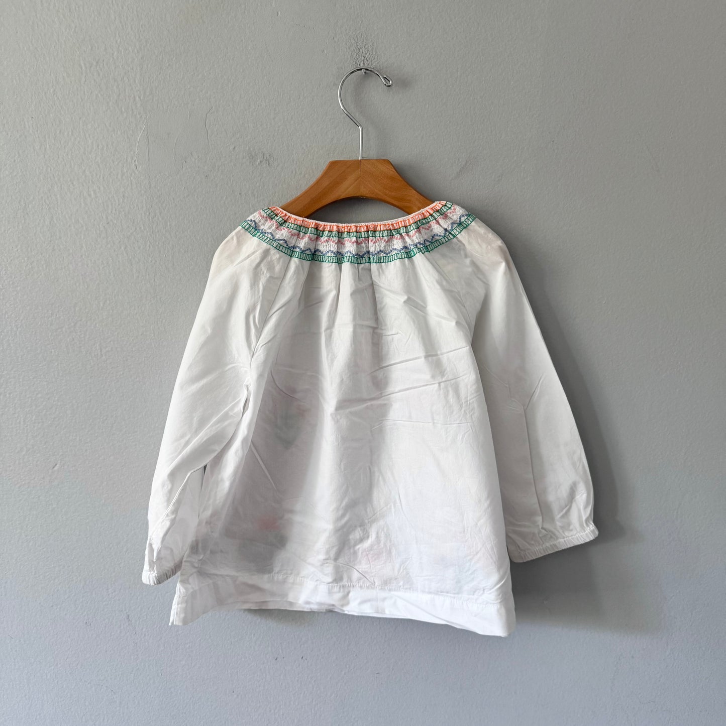 Crewcuts / White cotton tunic / 6Y