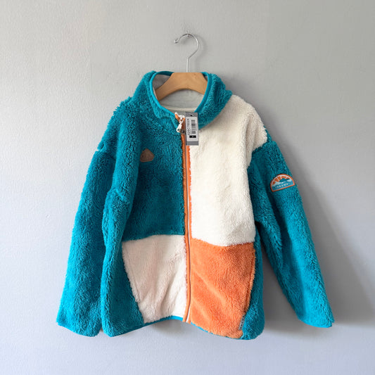 Souris Mini / Trio colour sherpa jacket / 8Y - New with tag
