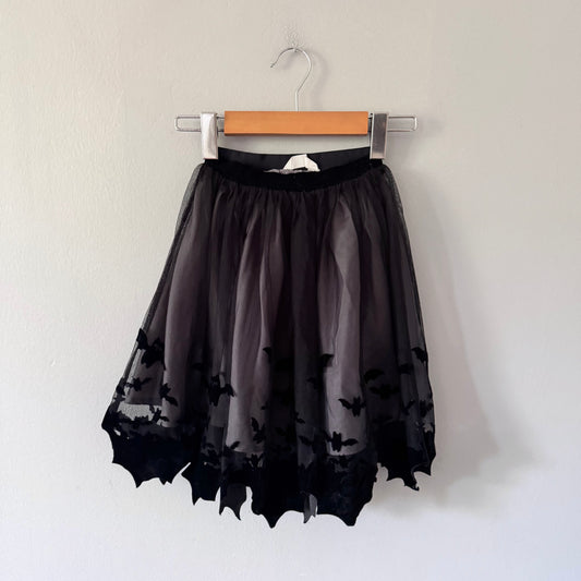 H&M / Black Halloween skirt / 6-8Y