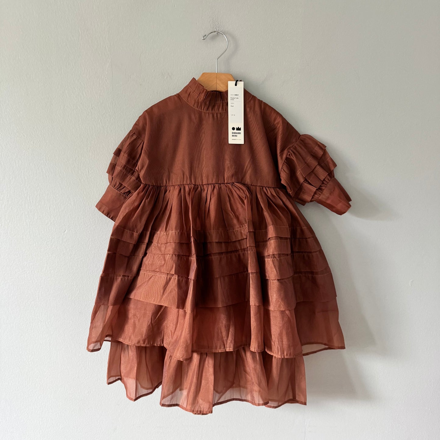 Omami Mini / Brown dress / 2T - New with tag