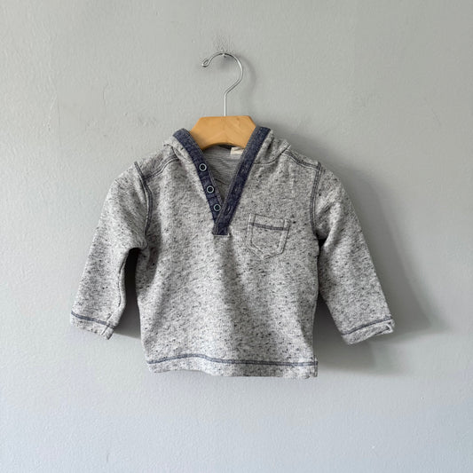 Zara / Light grey hoodie / 9-12M