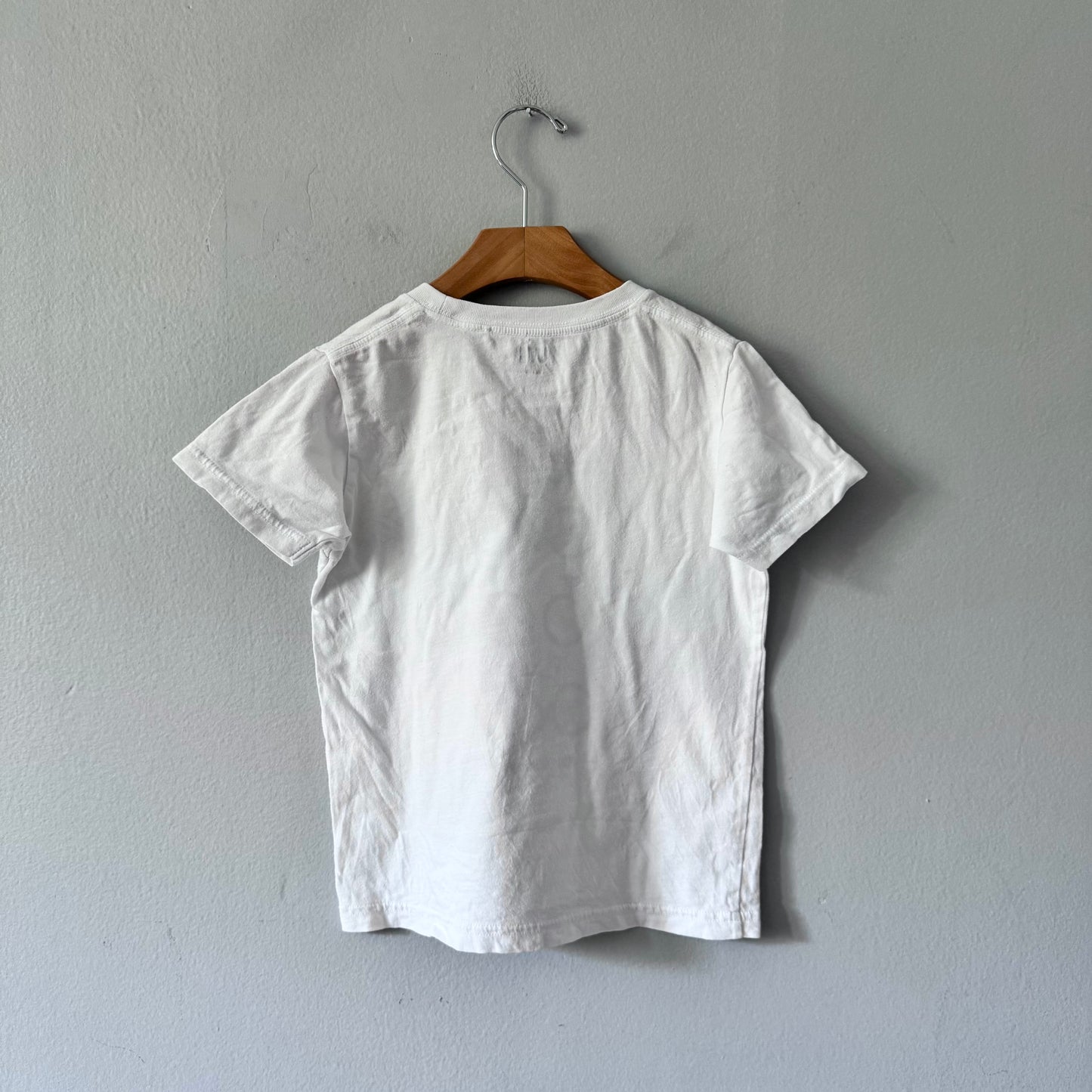 Uniqlo / White Bianchi T-shirt / 3-4Y