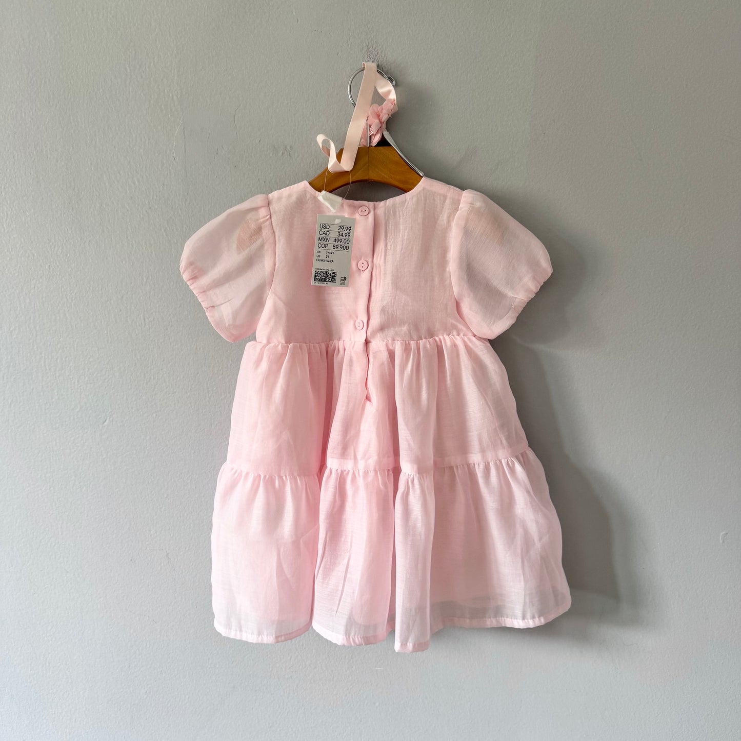 H&M / Pink dress / 18-24M - New with tag