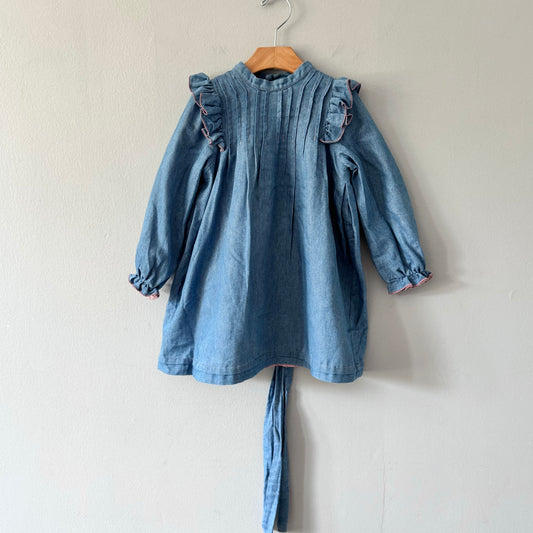 Unknown brand / Chambray dress / 5Y