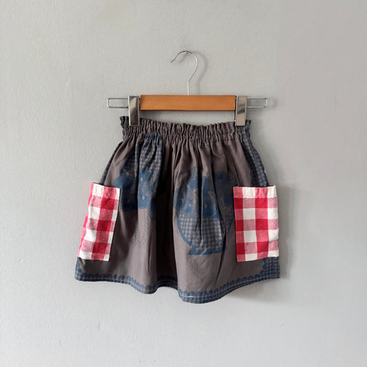 TUP / Jupe fantaisie upcyclée / 5-6 ans