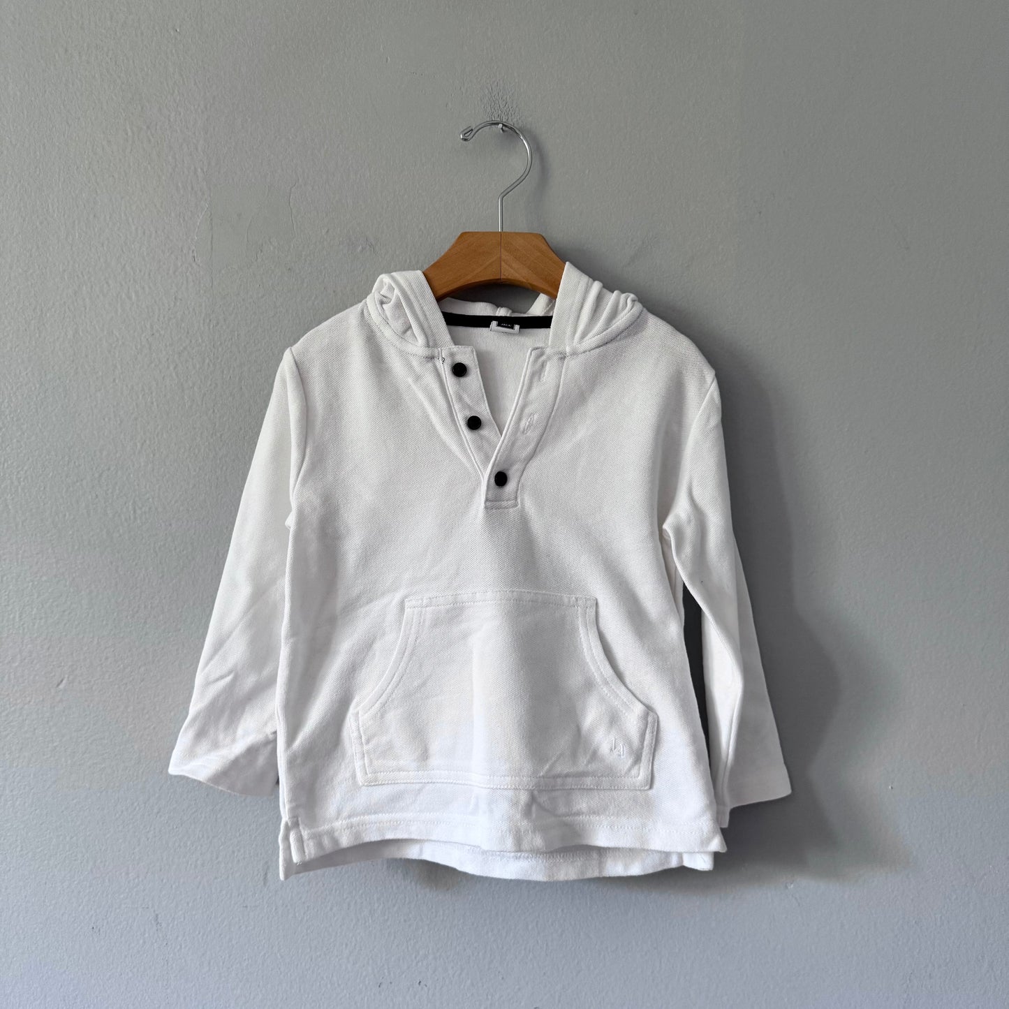 Janie & Jack / White polo hoodie / 2T