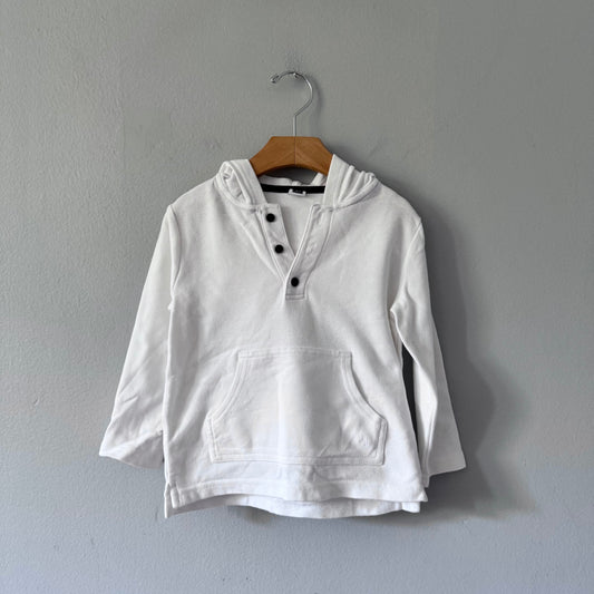 Janie & Jack / White polo hoodie / 2T