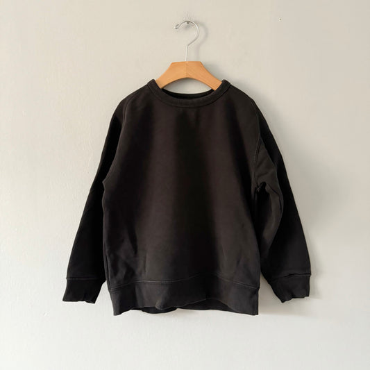 Zara / Black raglan sweatshirt / 7Y